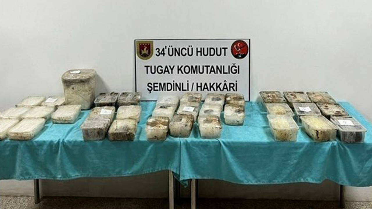 MSB açıkladı: ‘İran hududunda 81 bin 133 gram uyuşturucu madde ele geçirildi’