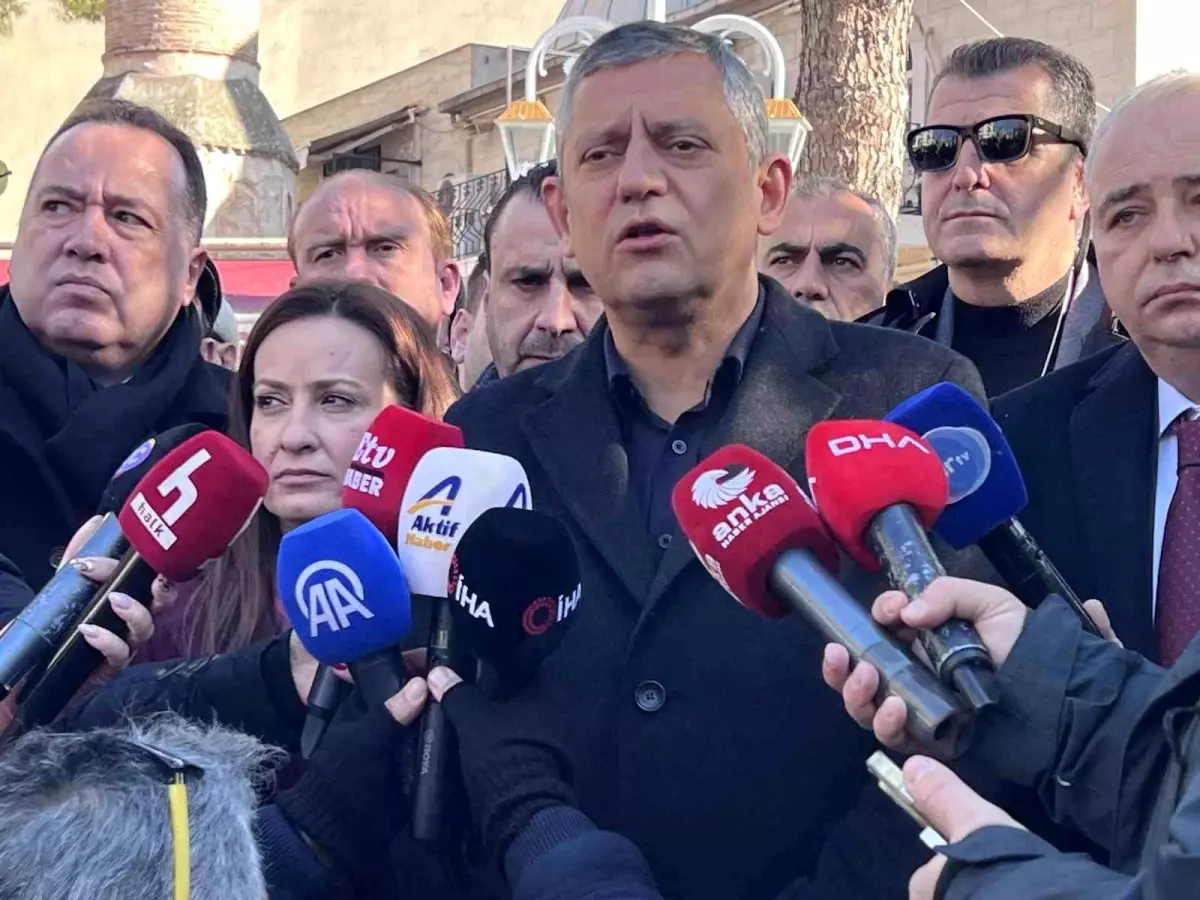 CHP Genel Başkanı Özel: “Suriye’deki istikrarsızlığın kimseye faydası yok”